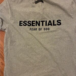 Fear of God Essentials Heather Gray Tee